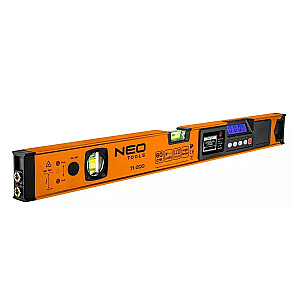 Neo Tools nivelyras su elektroniniu ekranu ir 60 cm lazeriniu žymekliu