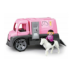 Arklio furgonas su žmogumi ir arkliu Truxx 29 cm Čekija L04458 dėžėje