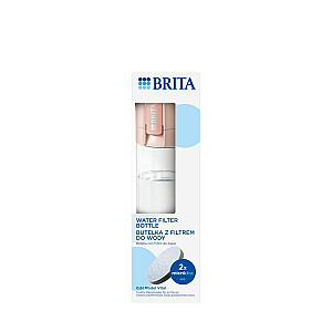 Brita Vital персиковый фильтр-бутылка с 2 дисками