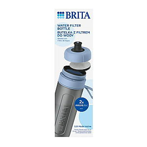 Brita Active mėlynas dvigubo disko filtro buteliukas