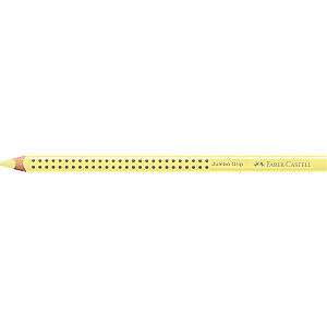 Faber-Castell Jumbo Grip Pencil, pastelinės geltonos spalvos