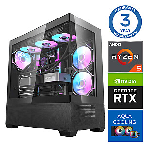 INTOP AQUA Ryzen 5 7600X 32GB DDR5 1TB SSD M.2 NVME RTX4070 SUPER 12GB no-OS