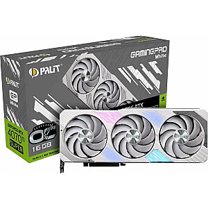 Vaizdo plokštė Palit GeForce RTX 4070 Ti SUPER GamingPro White OC 16 GB GDDR6X (NED47TST19T2-1043W)