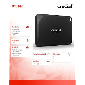 Crucial X10 Pro 4TB SSD