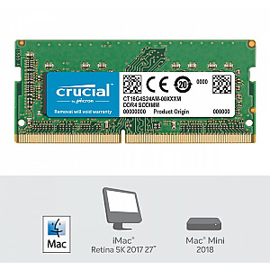 Память DDR4 SODIMM для Apple Mac 16 ГБ (1*16 ГБ)/2400 CL17 (8 бит)
