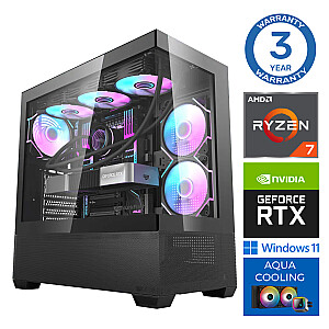 INTOP AQUA Ryzen 7 7700X 32GB DDR5 1TB SSD M.2 NVME RTX4070 SUPER 12GB WIN11Pro