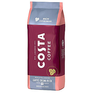 Costa Coffee Crema Rich kavos pupelės 1 kg