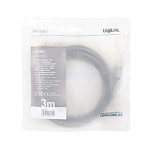 LOGILINK CHA0102 HDMI cable 4K/60Hz 3m