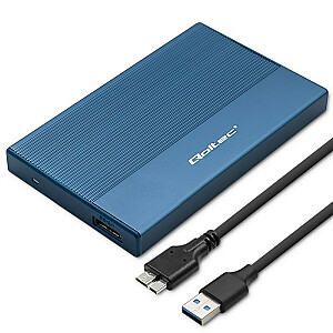 Būstas | 2,5" SSD HDD lizdas | SATA | USB 3.0 | Itin greitas 5Gbps prievadas | 2 TB | Mėlyna