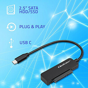 SATA adapteris | 2,5" kietojo kietojo disko adapteris | USB-C | Super greitis 5 Gbps | 2 TB