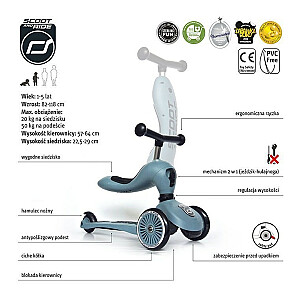 Scoot & Ride Highwaykick 1 2w1 сталь 96271