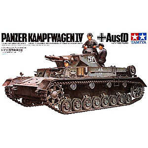 Plastikinis vokiečių tanko Pzkpw IV AusfD modelis.