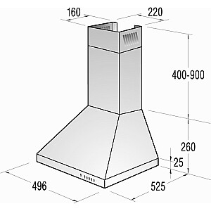 DKP500WH kamino gaubtas