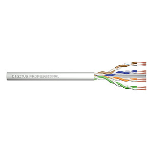 Многожильный кабель DIGITUS кат.6, U/UTP, AWG 26/7, LSOH, 100м, серый