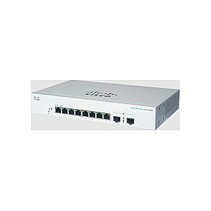 Cisco CBS220-8T-E-2G Управляемый Gigabit Ethernet второго уровня (10/100/1000), 1U, белый