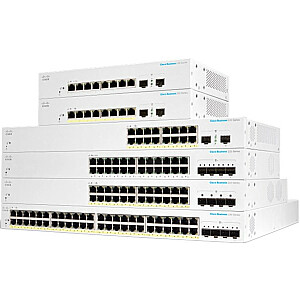 Cisco CBS220-48P-4G-EU tinklo jungiklis valdomas L2 Gigabit Ethernet (10/100/1000) Maitinimas per Ethernet (PoE) Baltas