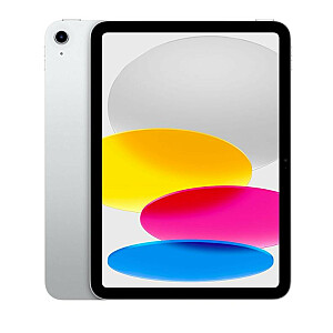 iPad 10,9 colio Wi-Fi + mobilusis 64 GB sidabrinis