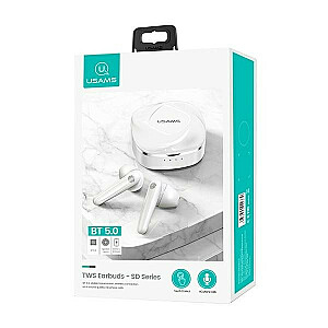 Bluetooth-наушники TWS 5.0 SD Series, белые BHUSD01