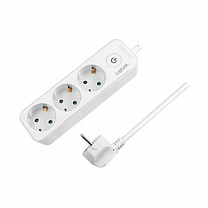 LogiLink 3 lizdai 1,5 m balti