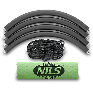 NILS CAMP Sūpynės gandro lizdas NB5036 Žalias 120 cm