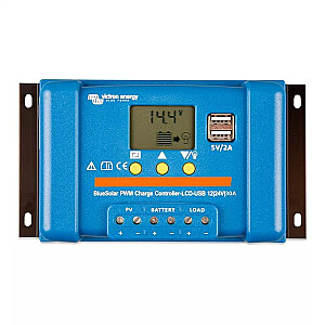 Victron Energy BlueSolar PWM LCD ir USB 12/24V-30A