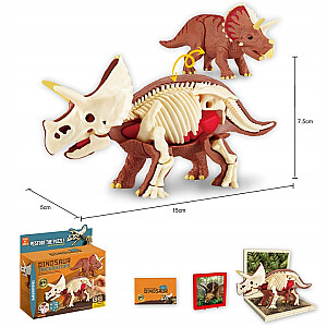 Triceratops dinozaurų skeleto surinkimo rinkinys 6+ CHT2818818