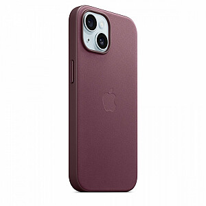 FineWoven Apple iPhone 15 dėklas su MagSafe Mulberry apdaila