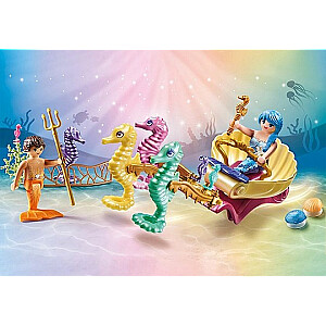 Playmobil Princess Magic 71500 Povandeniniai gyventojai su jūrų arkliuko vežimu