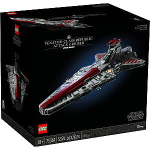 „LEGO STAR WARS 75367 Republic Venator“ klasės puolimo kreiseris (Serija „Ultimate Collector“)