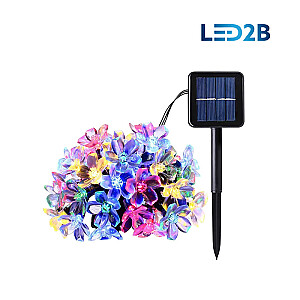 Naudokite LUME 50LED/RGB 6–8 valandas ant 6,5 m /24 KTLLE50RGB saulės baterijos