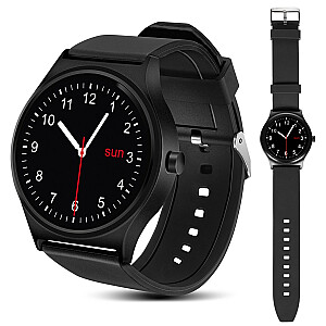 SmartWatch Smart Watch RS100 NanoRS Bluetooth Шагомер Монитор сна Измерение сердечного ритма Черный