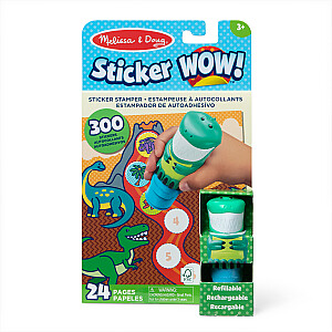 MELISSA & DOUG „Sticker WOW!“ veiklos knygelė „Dinozauras“