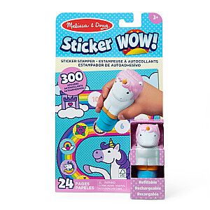 MELISSA & DOUG „Sticker WOW!“ veiklos knygelė „Vienaragis“