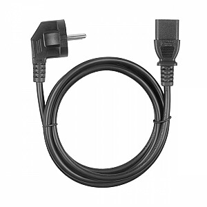 IEC C13 VDE maitinimo kabelis 1,8 m ilgio