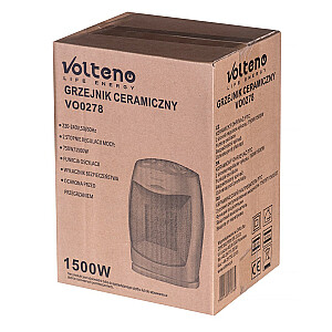 Keraminis radiatorius 1500W VO0278 Volteno