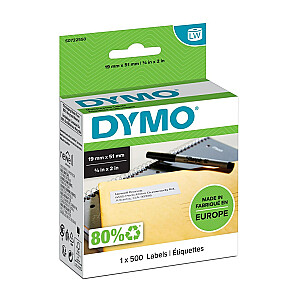 Universalios DYMO etiketės - 19 x 51 mm - S0722550
