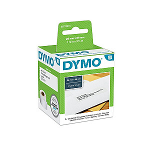 Стандартные адресные этикетки DYMO — 28 x 89 мм — S0722370