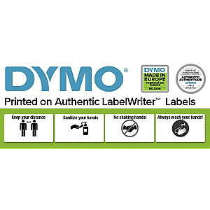 DYMO pakabinamos dildės etiketės - 12 x 50 mm - S0722460