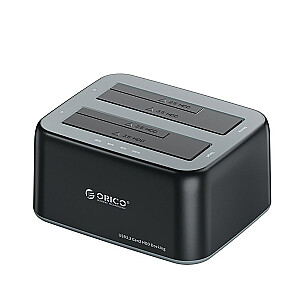 Saugojimo prijungimo stotis – Orico 2x SATA 2,5"/3,5" USB-C 10 Gbps