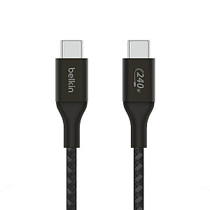 Belkin CAB015bt2MBK USB kabelis 2m USB 2.0 USB C Juodas