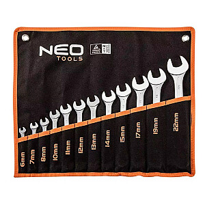 Neo Tools veržliarakčiai 6-22 mm, rinkinyje 12 vnt.