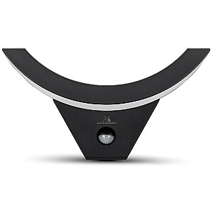 LED šviestuvas Maclean Energy MCE290 B su infraraudonųjų spindulių judesio jutikliu 800lm 10W IP54 juodas