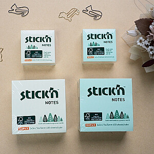Клейкие листы StickN 21890 FSC 76х76мм, 400 листов, пастельные тона