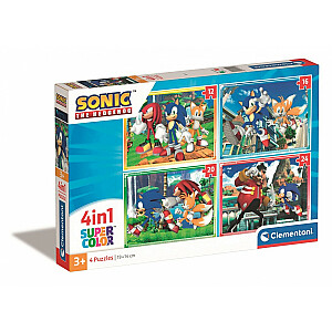Dėlionė 4w1 Super Color Sonic