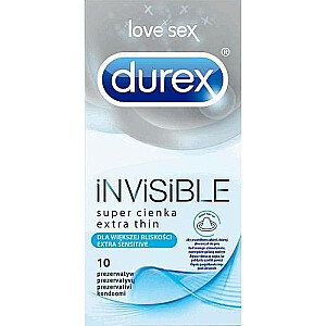 Супертонкие презервативы Durex Invisible Extra Thin 10 шт.