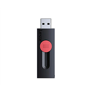 Lexar | „Flash“ diskas | JumpDrive D300 | 128 GB | USB 3.2 Gen 1 | Juoda/raudona