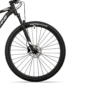 Vyriškas kalnų dviratis Rock Machine Manhattan 90-29 (III) Juodas/pilkas (Rato dydis: 29 Rėmo dydis: S)