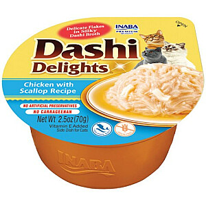 INBA Dashi Delights Vištiena su šukute sultinyje - skanėstas katėms - 70g