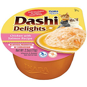 INBA Dashi Delights Vištiena su lašiša sultinyje - skanėstas katėms - 70g