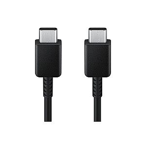 Kabelis Samsung EP-DX310JBE USB-C|USB-C 3A 1,8 m juodas (OEM)